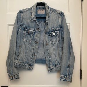allsaints jean jacket